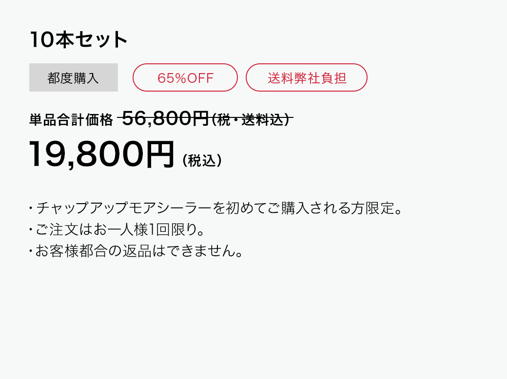 チャップアップモアシーラー　10本