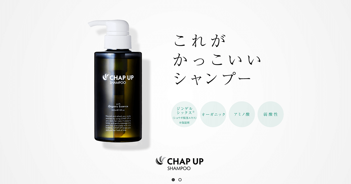 人気SALE2024chapup チャップアップ シャンプー 300ml 3本 シャンプー