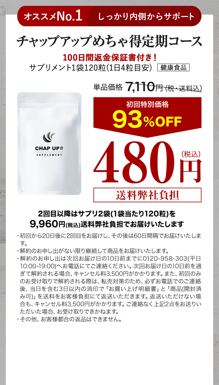 サプリケア定期便